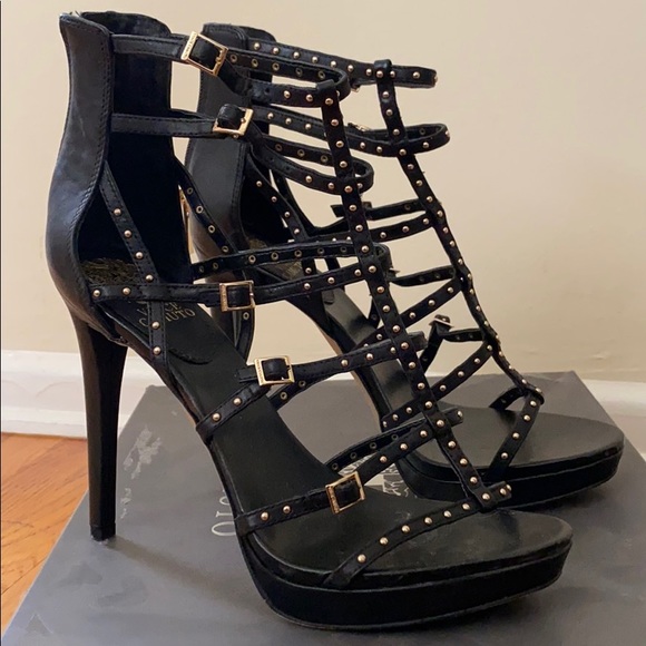 VINCE CAMUTO, Revelli Studded Gladiator Heels - Picture 7 of 8